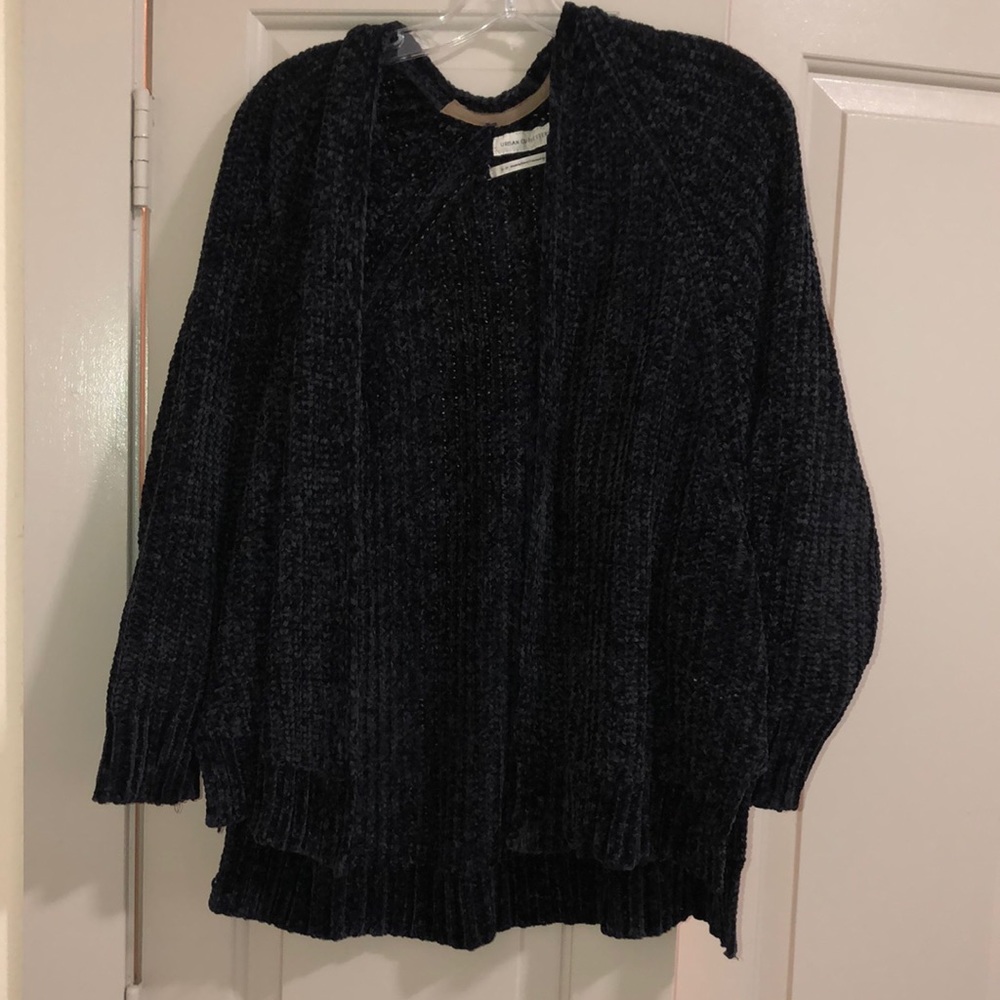 Urban outfitters cardigan navy blue